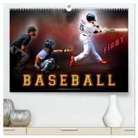 Baseball - Fight (hochwertiger Premium Wandkalender 2026 DIN A2 quer), Kunstdruck in Hochglanz