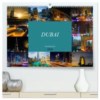 Dubai Wüstenstadt (hochwertiger Premium Wandkalender 2026 DIN A2 quer), Kunstdruck in Hochglanz