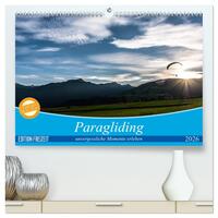 Paragliding - unvergessliche Momente erleben (hochwertiger Premium Wandkalender 2026 DIN A2 quer), Kunstdruck in Hochglanz
