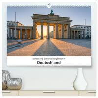 Städte und Sehenswürdigkeiten in Deutschland (hochwertiger Premium Wandkalender 2026 DIN A2 quer), Kunstdruck in Hochglanz