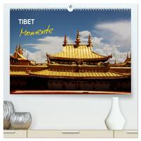 Tibet Momente (hochwertiger Premium Wandkalender 2026 DIN A2 quer), Kunstdruck in Hochglanz
