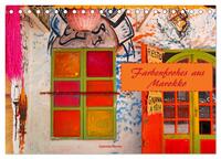 Farbenfrohes aus Marokko (Tischkalender 2026 DIN A5 quer), CALVENDO Monatskalender