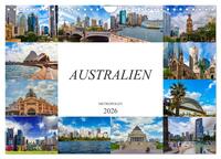 Australien Metropolen (Wandkalender 2026 DIN A4 quer), CALVENDO Monatskalender