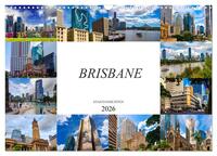 Brisbane Stadtansichten (Wandkalender 2026 DIN A3 quer), CALVENDO Monatskalender