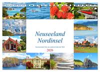 Neuseeland Nordinsel - faszinierende Orte am anderen Ende der Welt (Tischkalender 2026 DIN A5 quer), CALVENDO Monatskalender