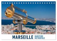 Marseille Maritime Metropole (Tischkalender 2026 DIN A5 quer), CALVENDO Monatskalender