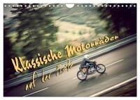 Klassische Motorräder auf der Piste (Wandkalender 2026 DIN A4 quer), CALVENDO Monatskalender