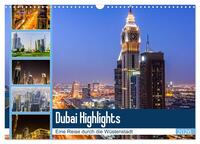 Dubai Highlights (Wandkalender 2026 DIN A3 quer), CALVENDO Monatskalender