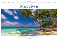 Malediven - Traumhaftes Paradies im Indischen Ozean (Wandkalender 2026 DIN A4 quer), CALVENDO Monatskalender