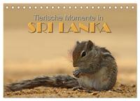 Sri Lanka - Tierische Momente (Tischkalender 2026 DIN A5 quer), CALVENDO Monatskalender