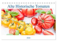 Alte Historische Tomaten (Tischkalender 2026 DIN A5 quer), CALVENDO Monatskalender