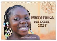 Westafrika Menschen 2026 (Wandkalender 2026 DIN A4 quer), CALVENDO Monatskalender