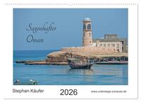Sagenhafter Oman (Wandkalender 2026 DIN A2 quer), CALVENDO Monatskalender