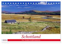 Schottland - Der Norden Großbritanniens (Tischkalender 2026 DIN A5 quer), CALVENDO Monatskalender