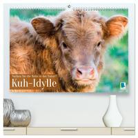 Kuh-Idylle: Suchen Sie die Ruhe in der Natur? (hochwertiger Premium Wandkalender 2026 DIN A2 quer), Kunstdruck in Hochglanz