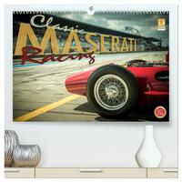 Classic Maserati Racing (hochwertiger Premium Wandkalender 2026 DIN A2 quer), Kunstdruck in Hochglanz