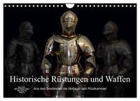 Historische Rüstungen und Waffen (Wandkalender 2026 DIN A4 quer), CALVENDO Monatskalender