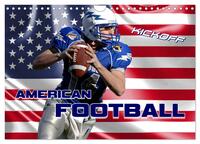 American Football - Kickoff (Wandkalender 2026 DIN A4 quer), CALVENDO Monatskalender