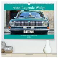 Auto-Legende Wolga - Ein Oldtimer aus der UdSSR auf Kuba (hochwertiger Premium Wandkalender 2026 DIN A2 quer), Kunstdruck in Hochglanz