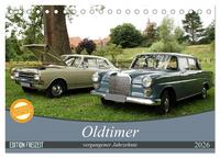 Oldtimer vergangenger Jahrzehnte (Tischkalender 2026 DIN A5 quer), CALVENDO Monatskalender