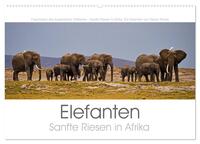 Elefanten - Sanfte Riesen in Afrika (Wandkalender 2026 DIN A2 quer), CALVENDO Monatskalender