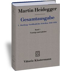 Vorträge und Aufsätze (1936-1953)