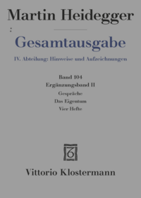 Gespräche – Das Eigentum – Vier Hefte