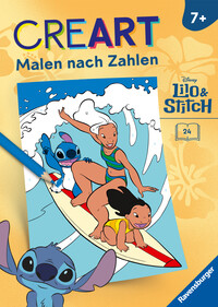 CreArt Malen nach Zahlen ab 7 Disney - Lilo & Stitch