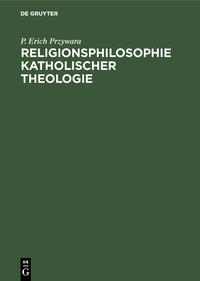 Religionsphilosophie katholischer Theologie