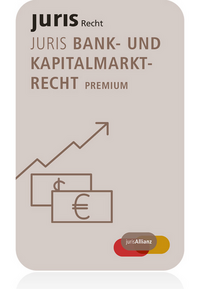 juris Bank- und Kapitalmarktrecht Premium - Jahresabonnement