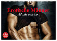 Erotische Männer. Adonis und Co. (Wandkalender 2026 DIN A2 quer), CALVENDO Monatskalender