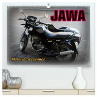 Motorrad-Legenden: JAWA (hochwertiger Premium Wandkalender 2026 DIN A2 quer), Kunstdruck in Hochglanz