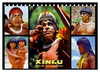 XINGU - Fluss der Menschenwesen (Tischkalender 2026 DIN A5 quer), CALVENDO Monatskalender