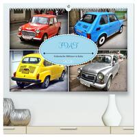 FIAT - Italienische Oldtimer in Kuba (hochwertiger Premium Wandkalender 2026 DIN A2 quer), Kunstdruck in Hochglanz