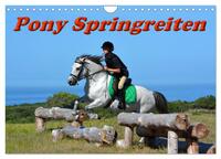 Pony Springreiten (Wandkalender 2026 DIN A4 quer), CALVENDO Monatskalender