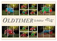 Oldtimer Schätze. Ein Traktoren-Kalender (Wandkalender 2026 DIN A2 quer), CALVENDO Monatskalender