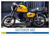 Mythos MZ - Ein DDR-Motorrad auf Kuba (Wandkalender 2026 DIN A2 quer), CALVENDO Monatskalender