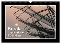 Kerala - Impressionen aus Südindien (Wandkalender 2026 DIN A3 quer), CALVENDO Monatskalender
