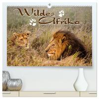 Wildes Afrika (hochwertiger Premium Wandkalender 2026 DIN A2 quer), Kunstdruck in Hochglanz