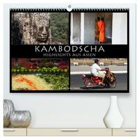 Kambodscha - Highlights aus Asien 2026 (hochwertiger Premium Wandkalender 2026 DIN A2 quer), Kunstdruck in Hochglanz