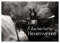 Zauberhafte Hexenwesen (Wandkalender 2026 DIN A2 quer), CALVENDO Monatskalender