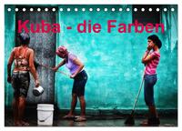 Kuba - die Farben (Tischkalender 2026 DIN A5 quer), CALVENDO Monatskalender