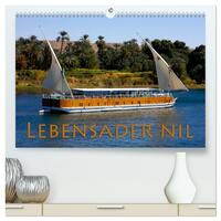 Lebensader Nil (hochwertiger Premium Wandkalender 2026 DIN A2 quer), Kunstdruck in Hochglanz