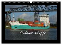 Containerschiffe (Wandkalender 2026 DIN A3 quer), CALVENDO Monatskalender
