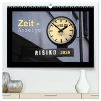 Zeit-Anzeige (hochwertiger Premium Wandkalender 2026 DIN A2 quer), Kunstdruck in Hochglanz
