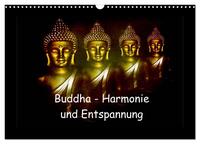 Buddha - Harmonie und Entspannung (Wandkalender 2026 DIN A3 quer), CALVENDO Monatskalender