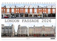 London Fassade 2026 (Tischkalender 2026 DIN A5 quer), CALVENDO Monatskalender