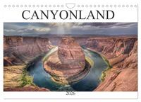 CANYONLAND, USA (Wandkalender 2026 DIN A4 quer), CALVENDO Monatskalender