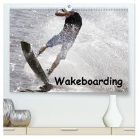 Wakeboarding (hochwertiger Premium Wandkalender 2026 DIN A2 quer), Kunstdruck in Hochglanz