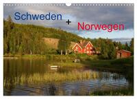 Schweden + Norwegen (Wandkalender 2026 DIN A3 quer), CALVENDO Monatskalender